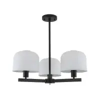Lustra Darling KL103024, 3xE27, D65 cm, H57,7cm, alb, negru Cumpărături sigure