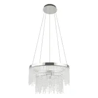 Lustra Antelao 39281, LED integrat 46W, 5800lm, cristale sticlă, D61 cm Cel mai vândut
