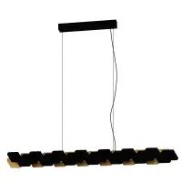 Lustra LED Altagracia 390032, 44W, 6000lm, L135cm, negru și auriu Cumpărături sigure