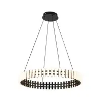 Lustra Piano KL142090, 40W LED, D60cm, H120cm, metal negru Expediere rapidă