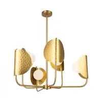 Cel mai bun preț Lustra Maytoni Tropic MOD164PL-06BS, 6xG9, sticlă albă, metal alamă