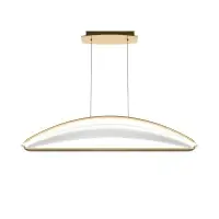 Suspensie Breeze, 34W LED, L 103 cm, alamă Reducere de preț