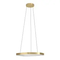 Lustră Vallerosa 900917, 25,2W LED, 3000K, aluminiu cu finisaj alamă matisată Discount