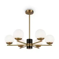 Lustră Marble MOD187PL-06BS, 6xE27, D 67 cm, alamă Livrare rapidă