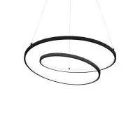 Lustră minimalistă Oz 304557, L 60 cm, neagră, dimabilă Dali/Push Retur ușor