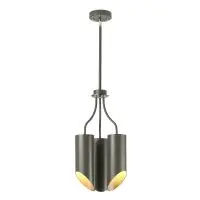 Lustră QUINTO, gri inchis, H 155.2cm, 3 becuri, QUINTO3-GPN Mai ieftin