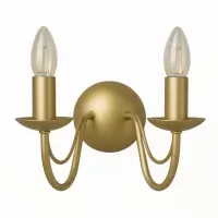 Aplică Bartez, 2xE14, H20cm, metal auriu Noutate