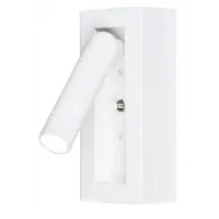 Lampă citit Gello 71286, LED reader, 4W LED, H 16 cm, metal alb Doar azi