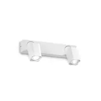 Preferatul clienților Aplica cu spoturi orientabile Rudy 294803, 2x7W GU10 LED, alb cald, L 32 cm, alba