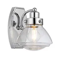 Aplica baie si oglinda Scholar 1, crom, L 17 cm, 1x60W E27, QN-SCHOLAR1 Popular