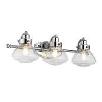 Aplica baie si oglinda Scholar 3, crom, IP44, L 63,4 cm, 3x60W E27, QN-SCHOLAR3 Retur gratuit