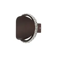 Aplică Capriana, 6W-LED, 480 lm, D 160 mm, reglabila cu comutatorul de perete în 3 pasi, metal maro Promoție