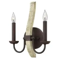Aplică MIDDLEFIELD, ruginiu, H 41.9cm, 2 becuri, HK-MIDDLEFIELD2 Discount