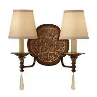 Aplică artistică MARCELLA, bronz, H 38.1cm, 2 becuri, FE-MARCELLA2 Bestseller