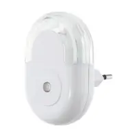 Reducere extra Lampă de veghe LED cu senzor crepuscular TINEO, albă, L 8,5cm pentru priza