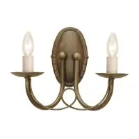 Aplică MINSTER, negru auriu, H 19cm, 2 becuri, MN2-BLK-GOLD Calitate înaltă