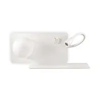 Lampă citit etajeră albă stânga cu încărcător USB, LED reader și 2 comutatoare, Book-2 Ap2 Bianco 174822 Ofertă