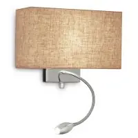 Retur ușor Lampă LED citit perete cu lumină de ambient HOTEL AP2 CANVAS 103204