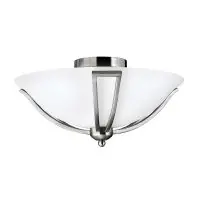Vezi acum Plafonieră BOLLA, nichel, H 20.3cm, 2 becuri, HK-BOLLA-F