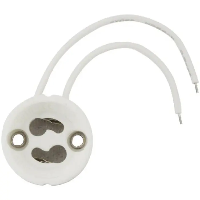 Vezi acum Dulie GU10 din ceramica cu cablu silicon 15 cm, IP20, 250V