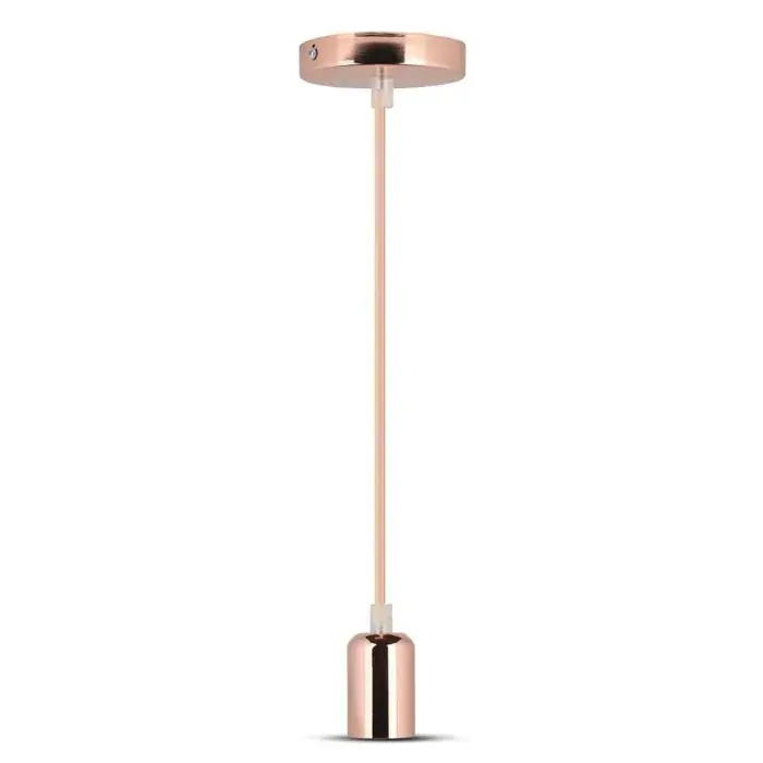 Bestseller Pendul roz auriu din metal, 1xE27, suspendat, modern