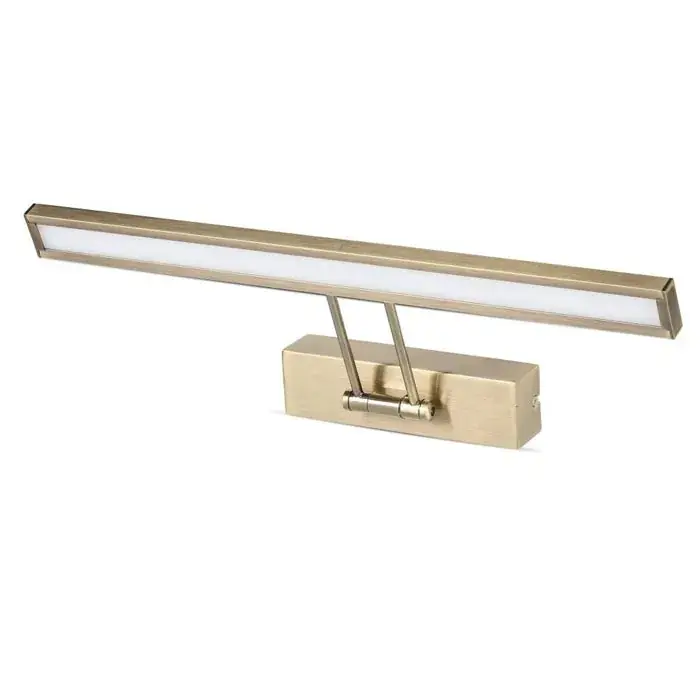 Aplica baie LED, 8W, finisaj auriu, orientabila, 3000K Reducere de preț