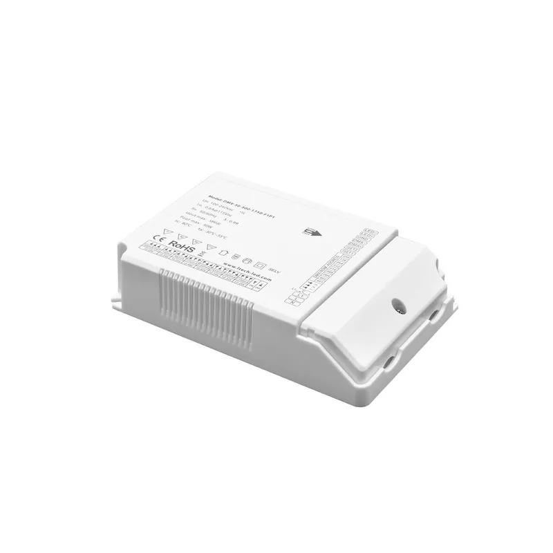 Alimentator LED curent constant ajustabil dimmabil interfețe DMX ATD50.500-1750DMX Arelux Promoție