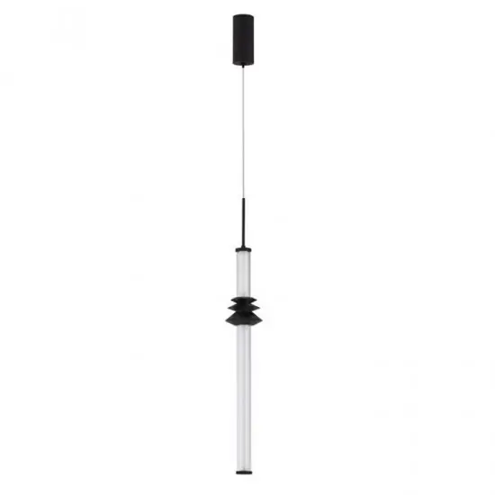 Bestseller Pendul Nova Luce STALACTITE 9236402 Triac Dimmable Sandy Black Aluminium, Acrylic & Ceramic LED 8W 465lm 3000K IP20