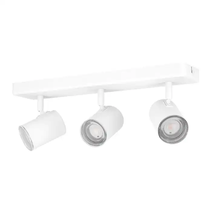 Aplica/Plafoniera EGLO Consuma 1 901963 GU10 3X5W 220-240V,50/60Hz L 400mm x l 80mm otel alb IP44 Cel mai vândut