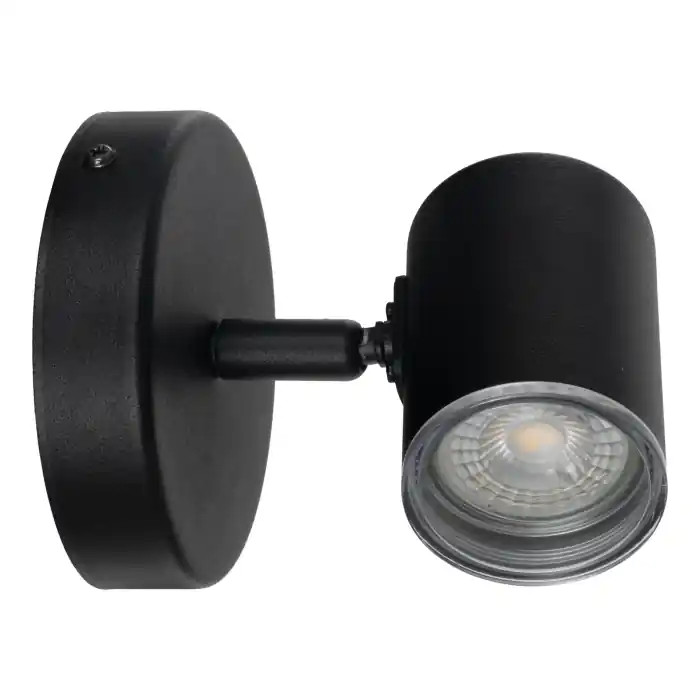 Aplica/Plafoniera EGLO Consuma 1 901964 GU10 1X5W 220-240V,50/60Hz L 110mm x H 115mm otel negru IP44 Retur gratuit