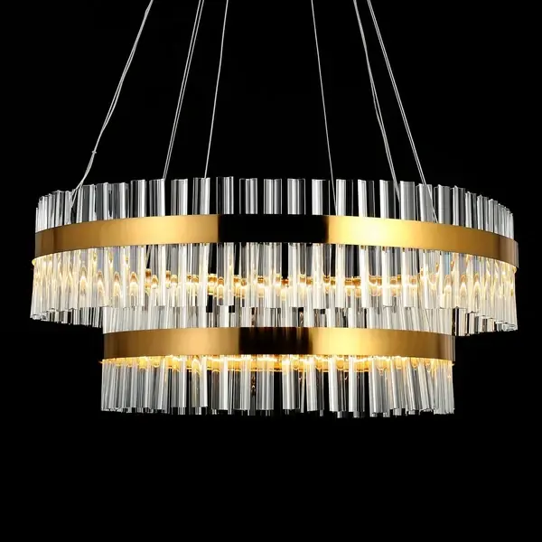 Lichidare de stoc Lustra moderna ROYAL S2 aurie cu LED 87W
