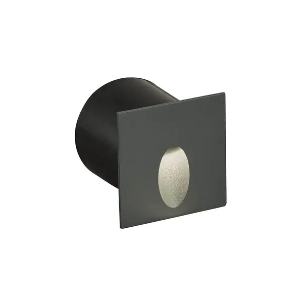 Aplica de exterior incastrata moderna SERIFOS patrata antracit cu LED 3W Preț mic