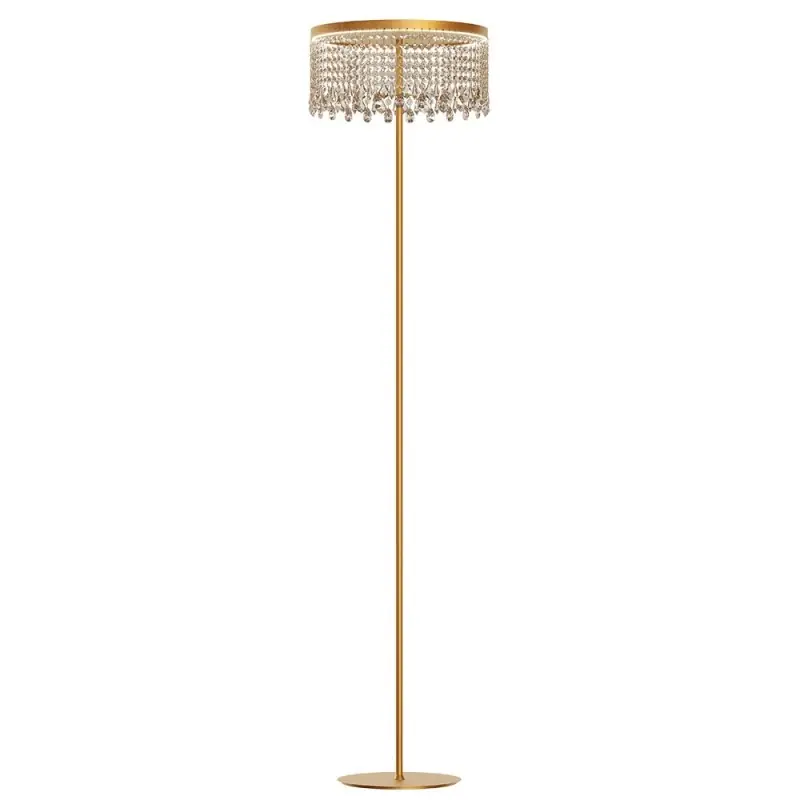 Bestseller Lampadar LED Vanesia cu cristale auriu 23W 3000K IVA F 11 Incanti