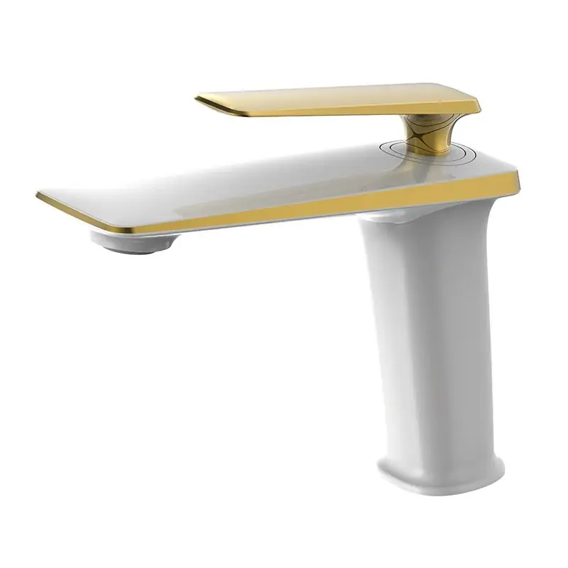 Baterie Lavoar Medie Luxury Line Golden White 005 Plată sigură